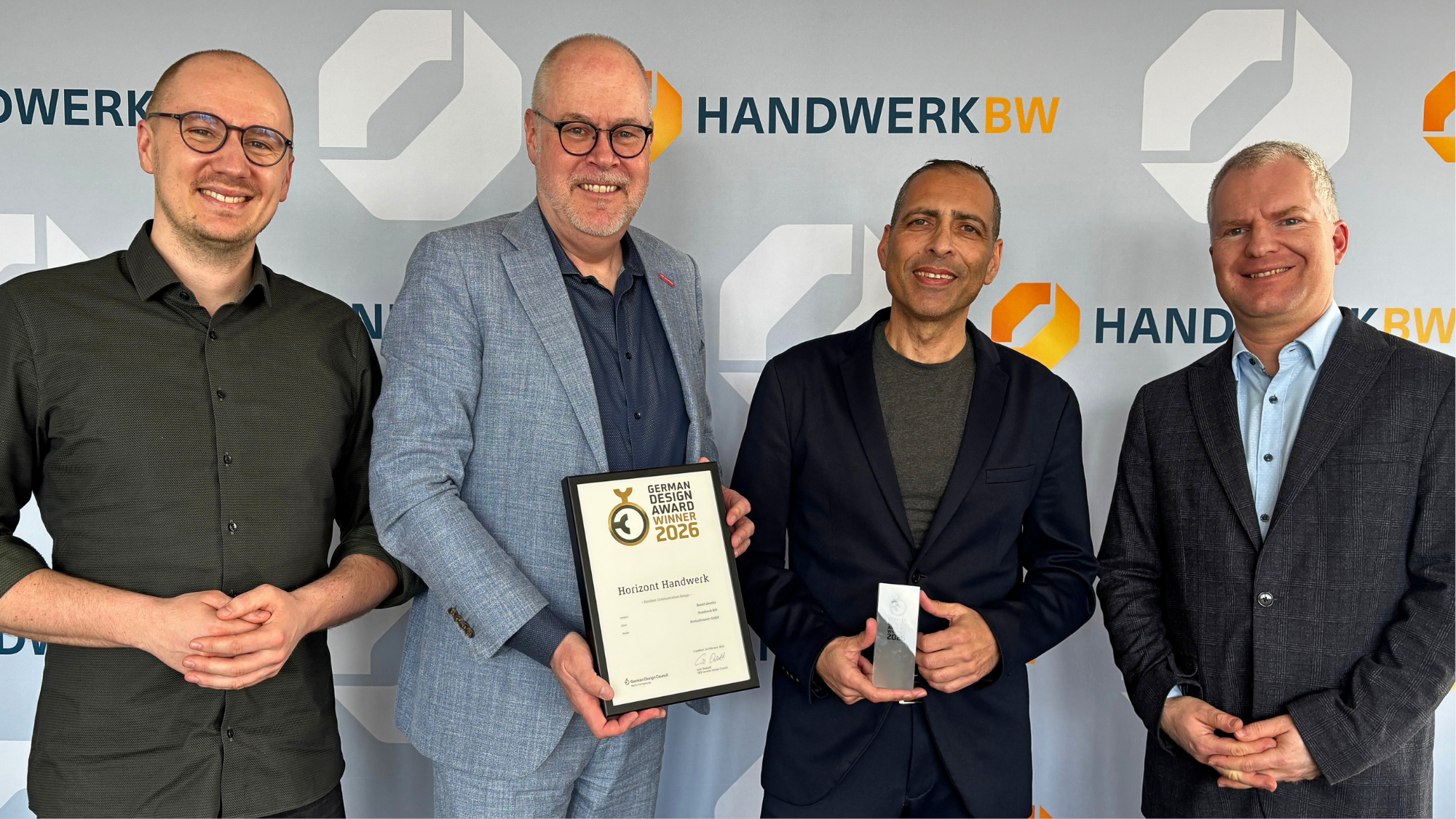 Übergabe des German Design Award 2026 an Handwerk BW